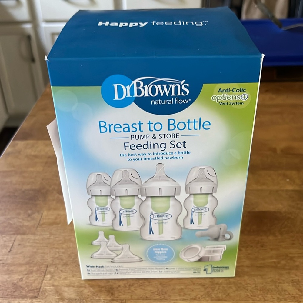 Dr Browns wide neck bottle set